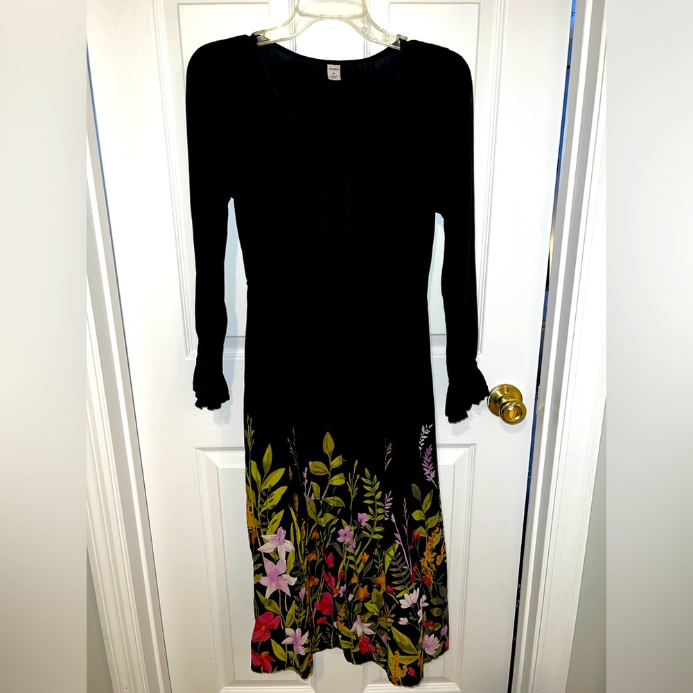 OLD NAVY Floral Midi Dress Medium